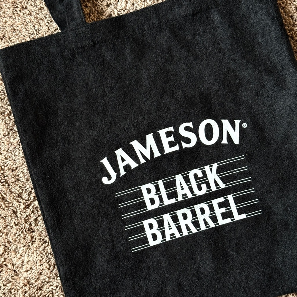 Jameson Black Barrel Tote Bag - Black